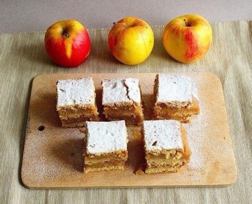 Рецепт слоеное тесто с яблоками масло