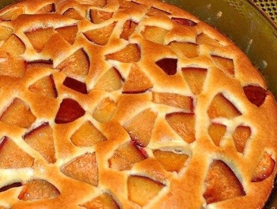 Легкое тесто на пирог с фруктами