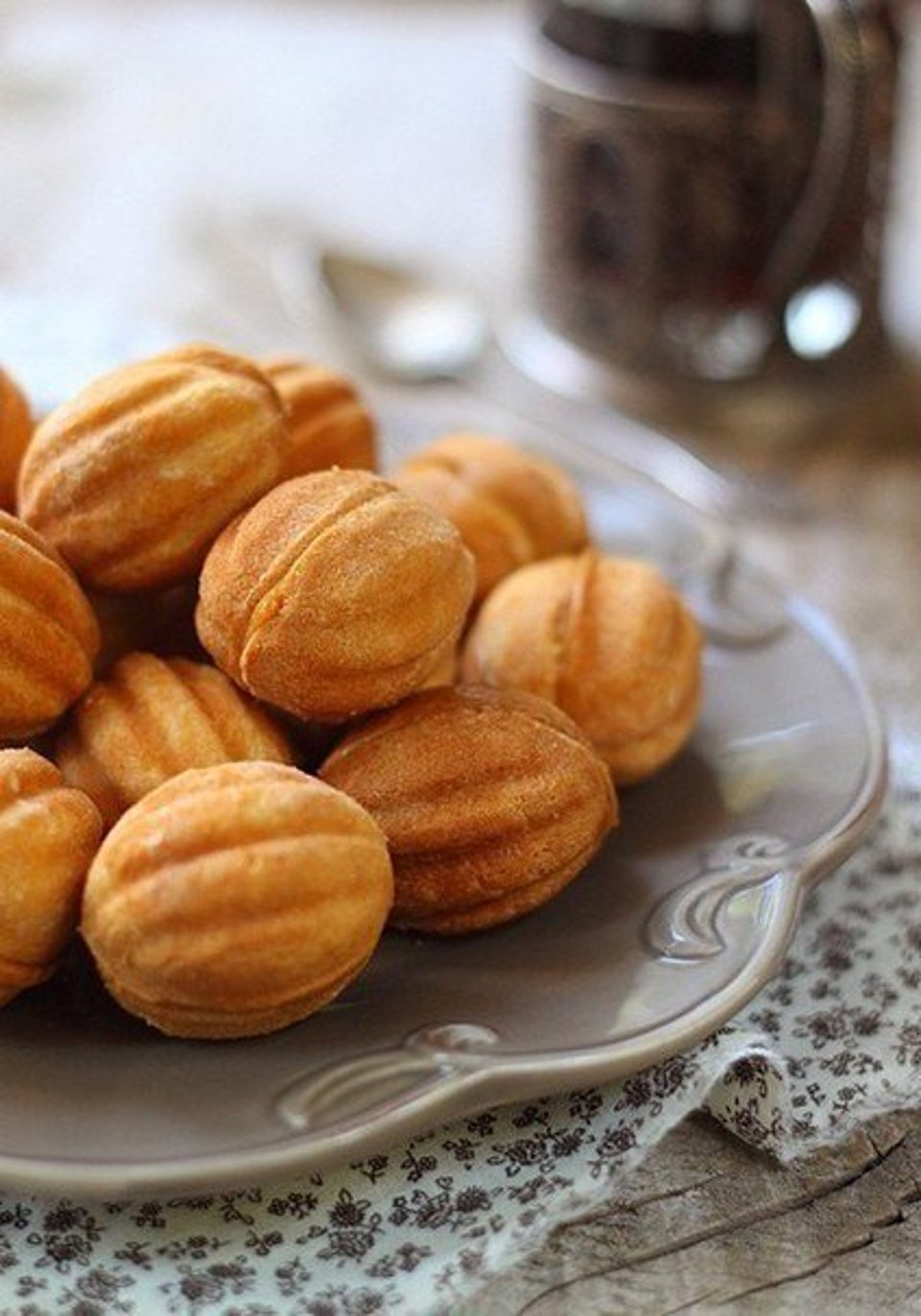 Печенье орешки со сгущенкой