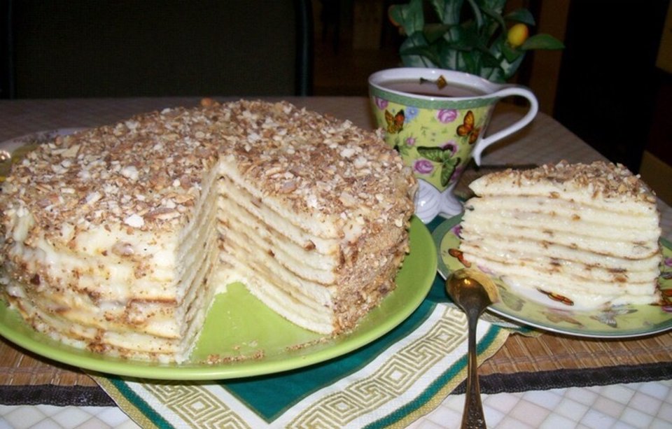 Торт на сковороде рецепт с пошаговым фото
