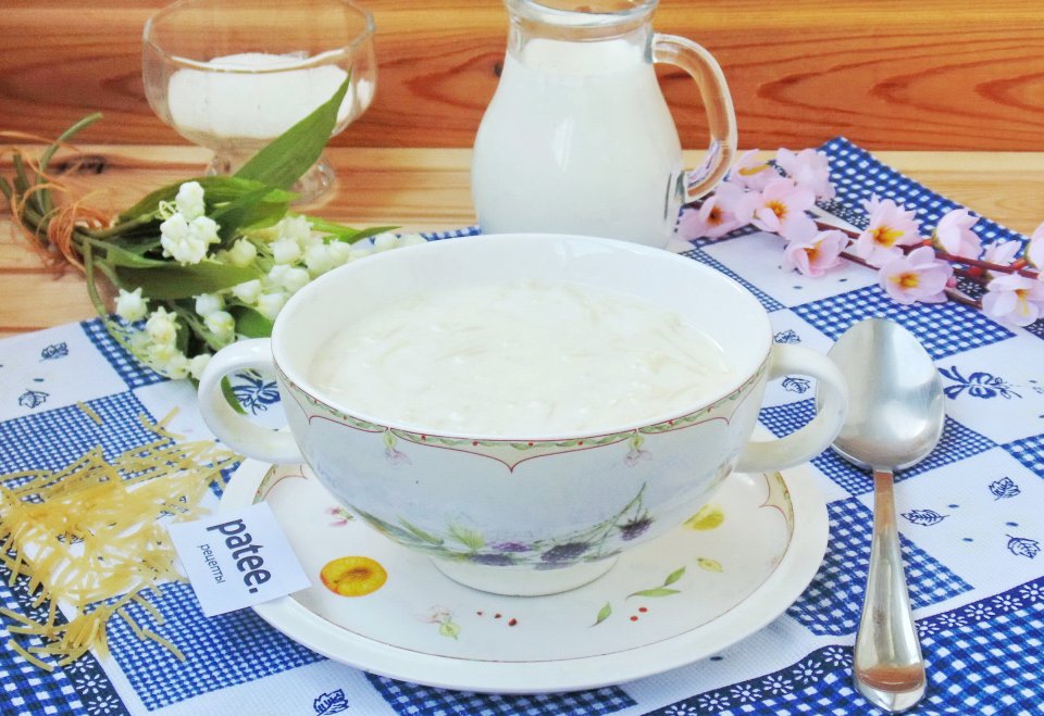 Суп молочный с вермишелью рецепт с фото