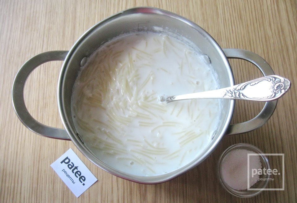 Суп молочный с вермишелью рецепт с фото