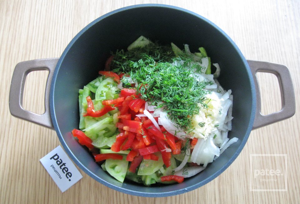 Салат из зеленых помидор на зиму «Цветик семицветик» - Домашний Ресторан