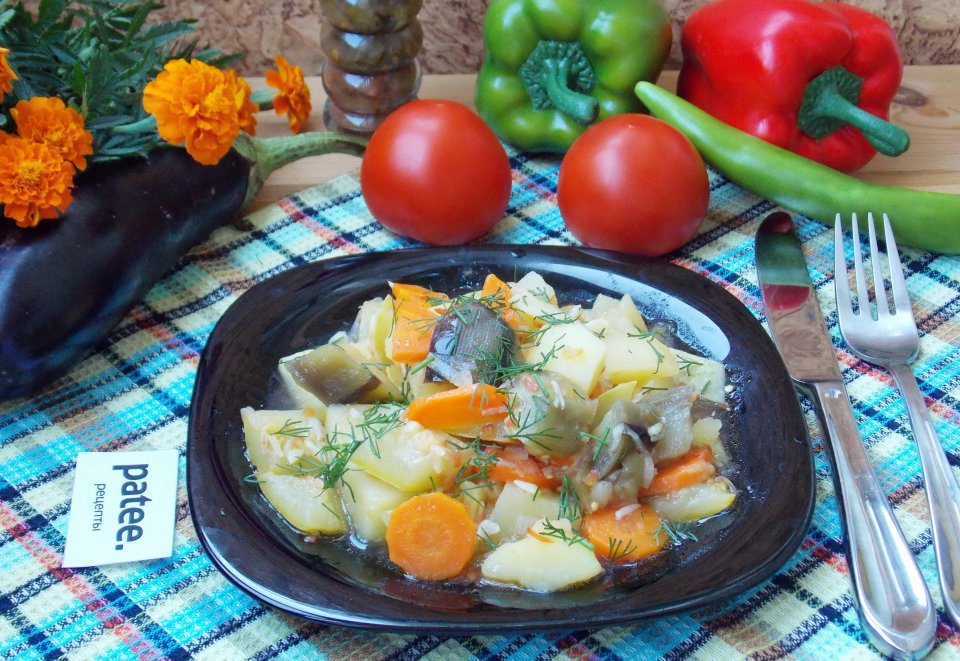 Овощное рагу с кабачками рецепт с фото пошагово в кастрюле