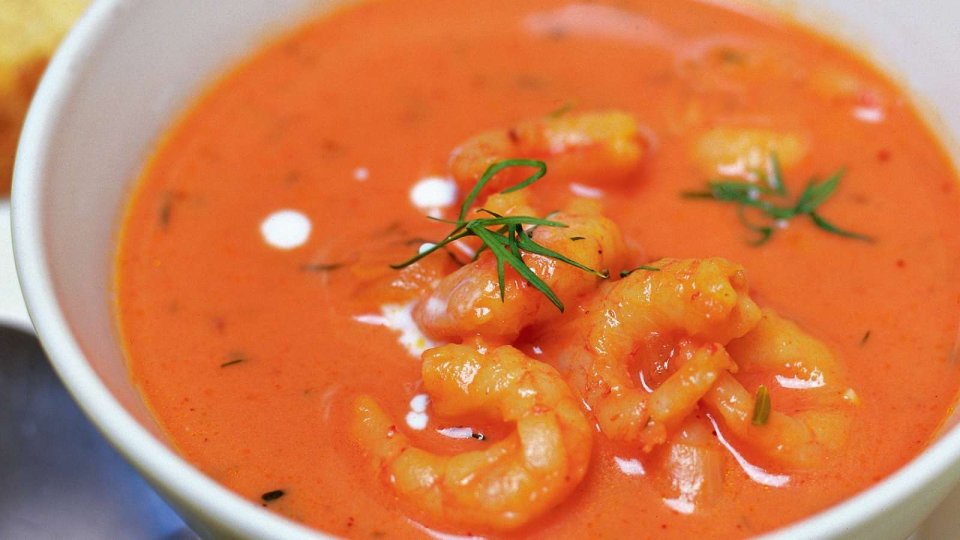 Томатный суп-пюре с креветками – пошаговый рецепт приготовления с фото