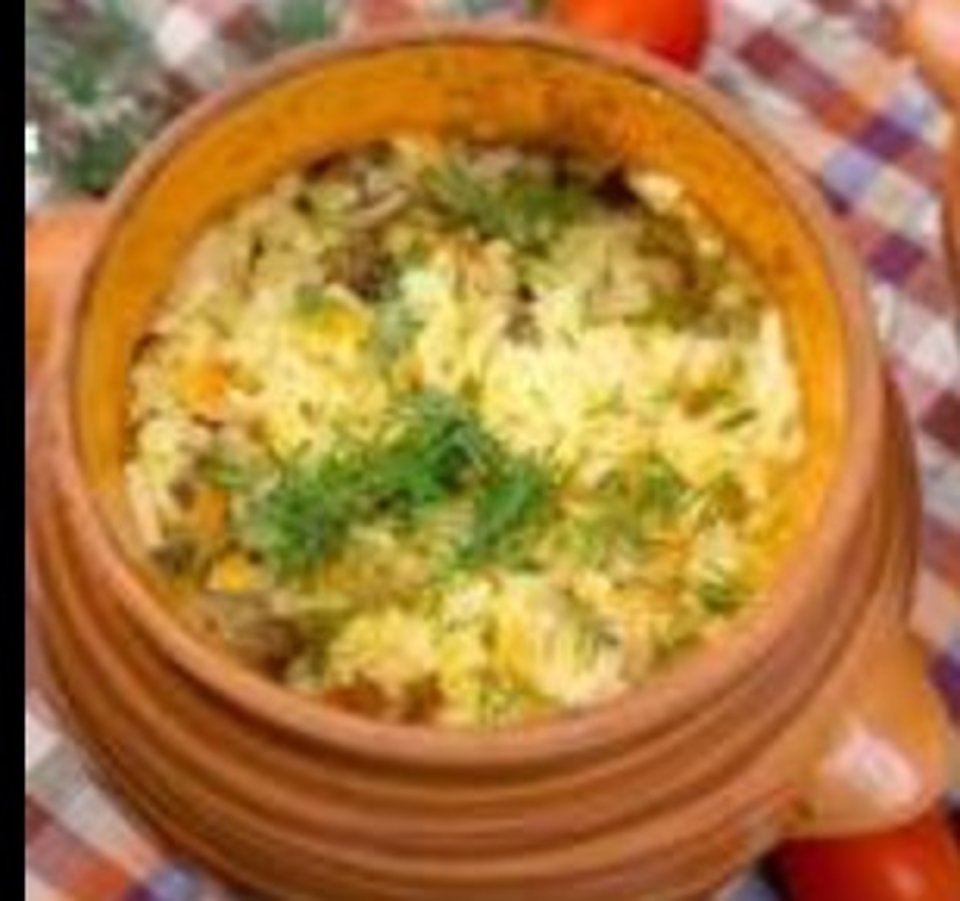 Рис с курицей в горшочках - пошаговый рецепт с фото