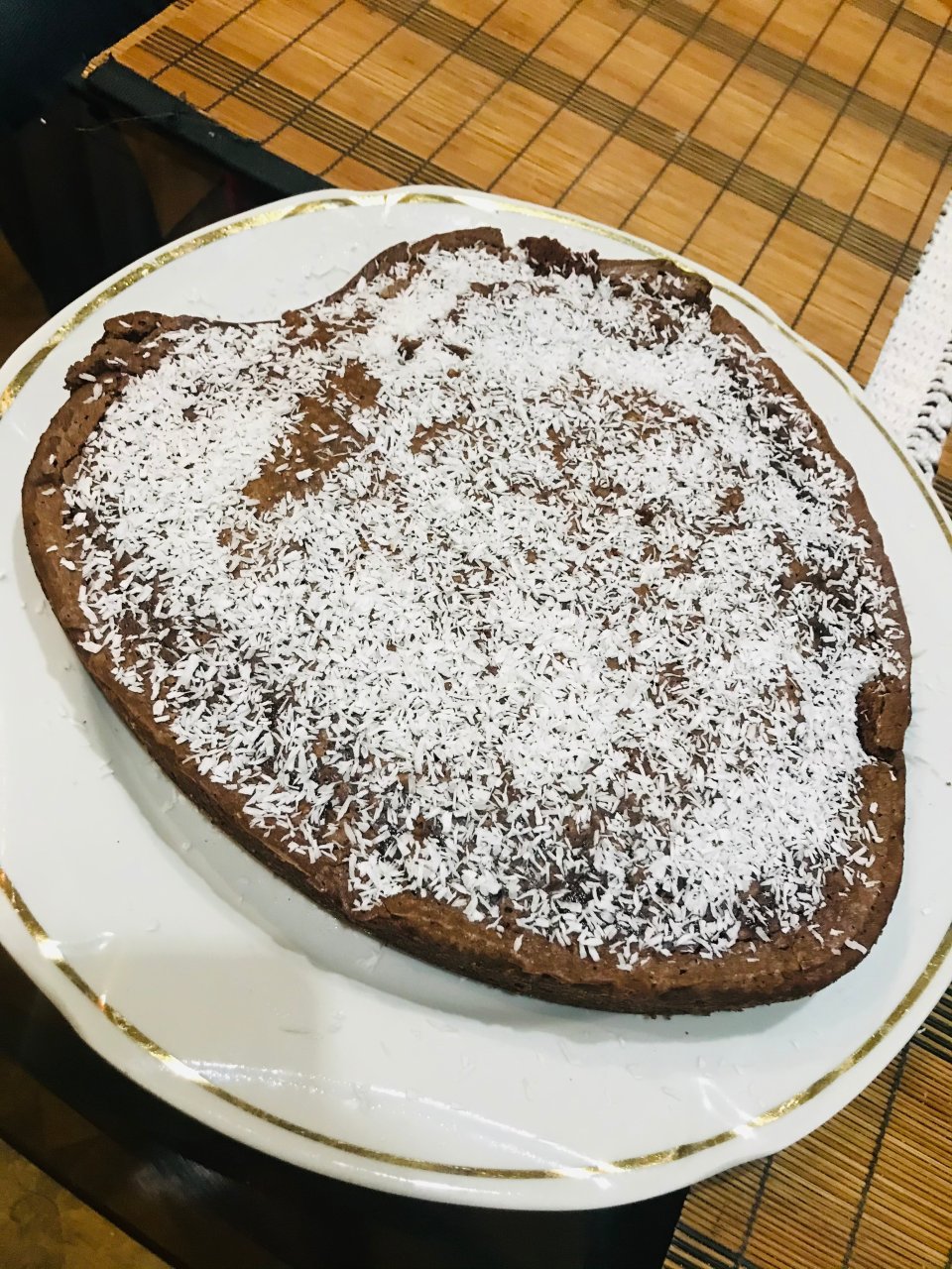 Шведский шоколадный торт kladdkaka