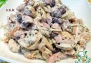 Баварский салат из копченой курицы с фасолью 🥗