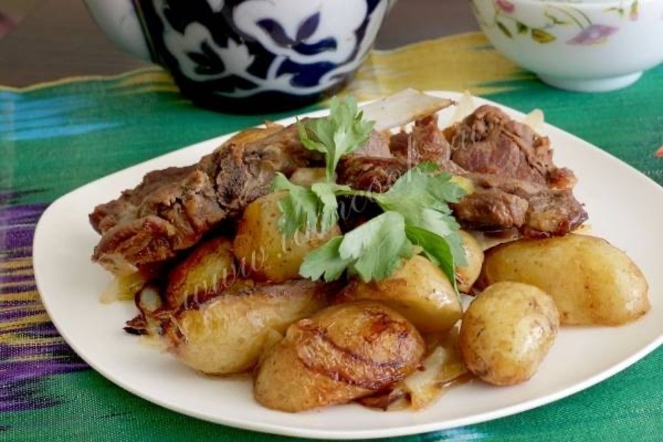 Свиные ребрышки с картошкой в казане - пошаговый рецепт с фото на эталон62.рф