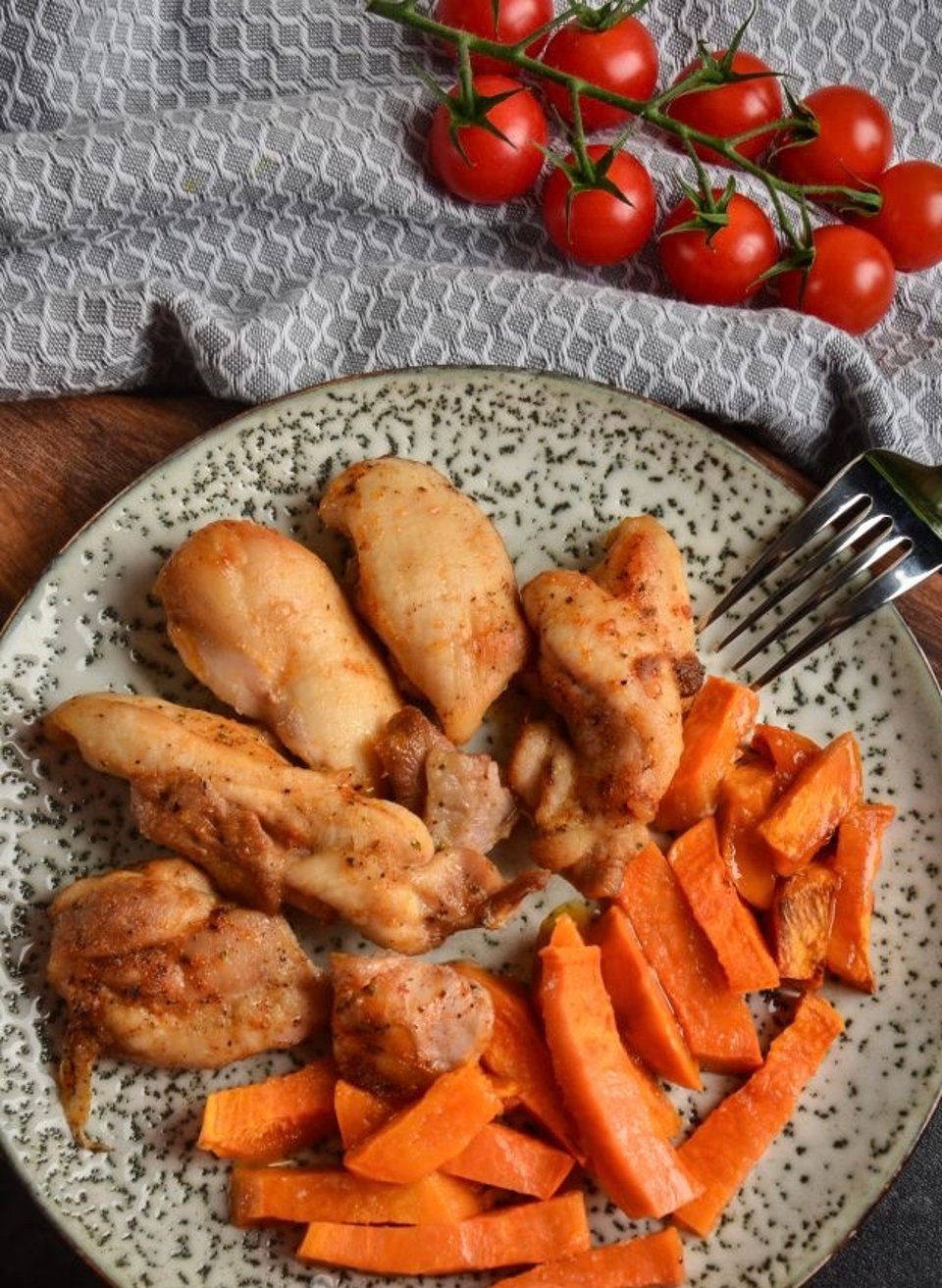 Курица с бататом в духовке 🍗 - рецепт с фотографиями - Patee. Рецепты